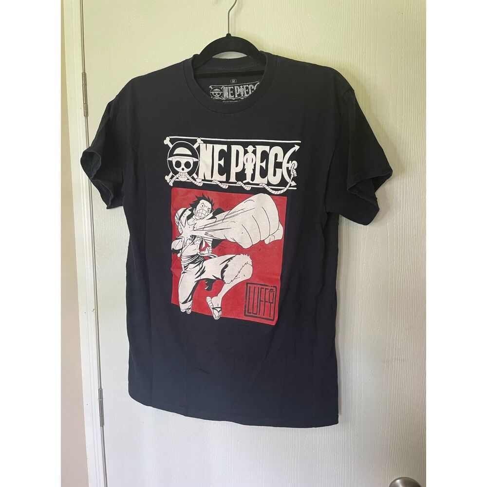 Ripple Junction One Piece T-Shirt Featuring Luffy Punch Attack 100% Cotton